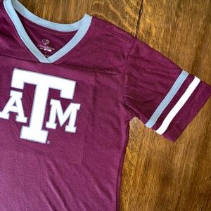 Sz 6-6x Texas Aggie A&M Sequin Sparkle Striped